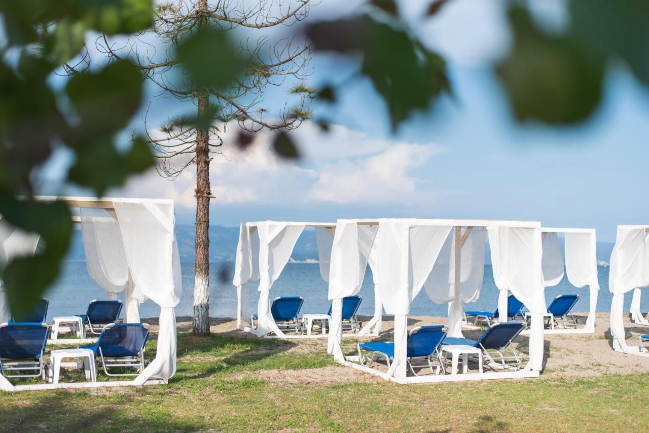 Sandy Beach Houses - Sea View Kávos Dış mekan fotoğraf