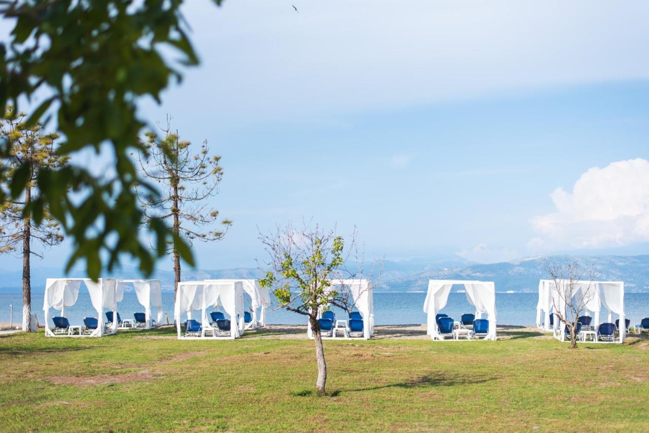 Sandy Beach Houses - Sea View Kávos Dış mekan fotoğraf