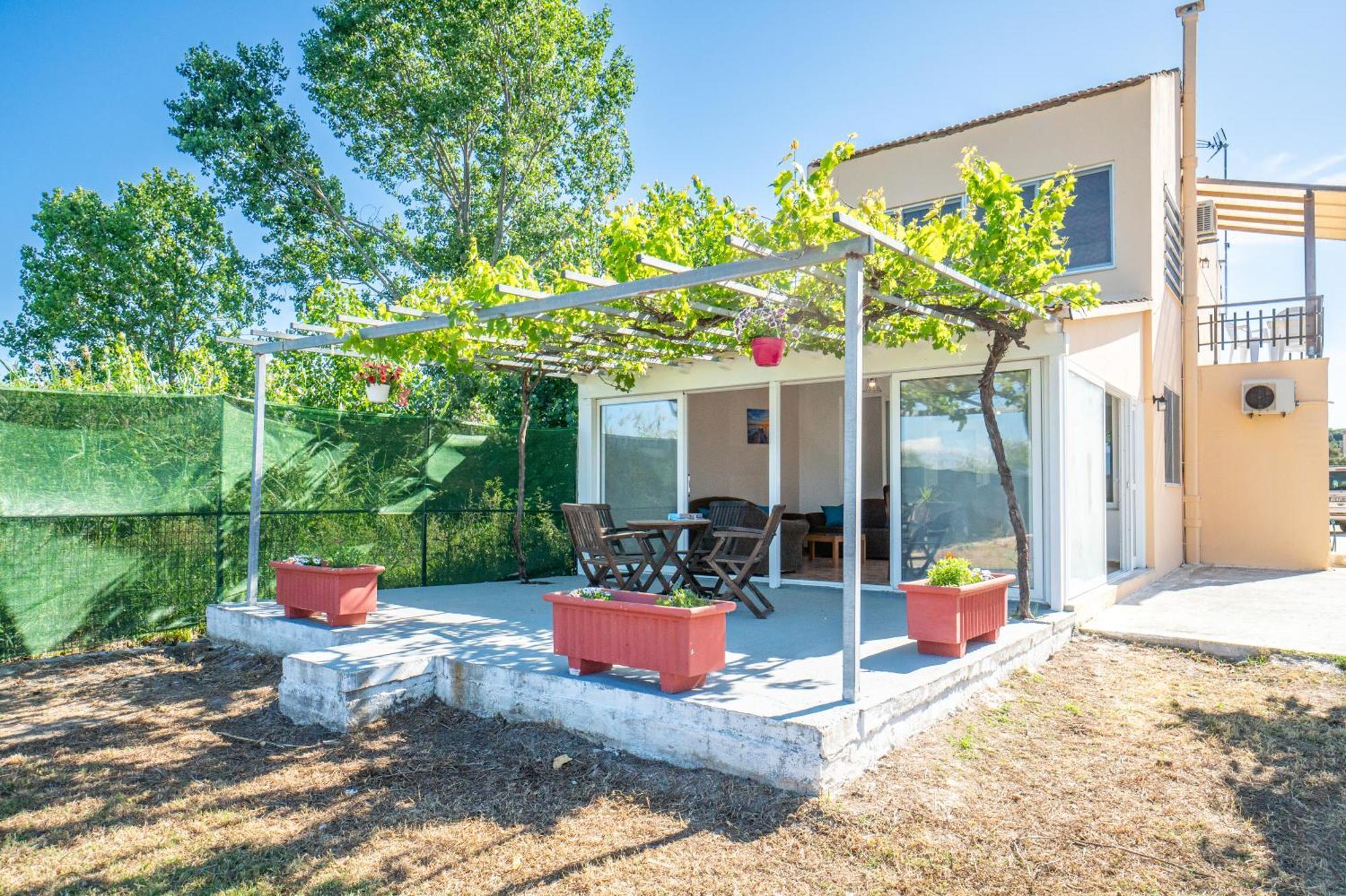 Sandy Beach Houses - Sea View Kávos Dış mekan fotoğraf